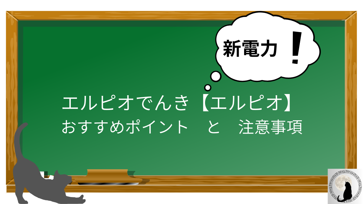 エルピオでんき【エルピオ】　５個のおすすめポイントと注意事項